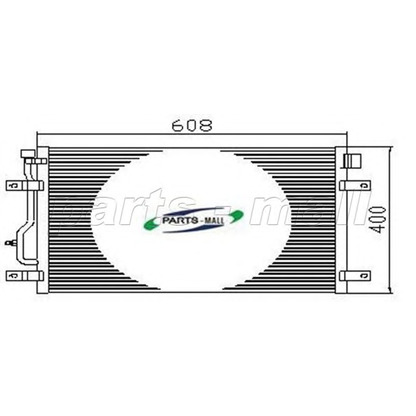 Foto Condensatore, Climatizzatore PARTS-MALL PXNCT004