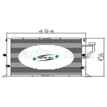 Foto Condensatore, Climatizzatore PARTS-MALL PXNCV001