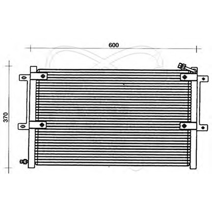 Photo Condenser, air conditioning ELECTRO AUTO 30A0010