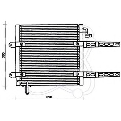 Photo Condenser, air conditioning ELECTRO AUTO 30B0006