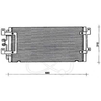 Photo Condenser, air conditioning ELECTRO AUTO 30B0048