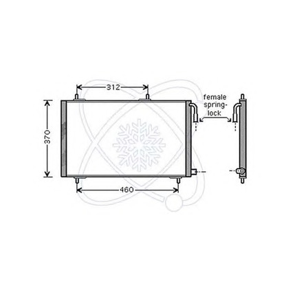 Photo Condenseur, climatisation ELECTRO AUTO 30C0067