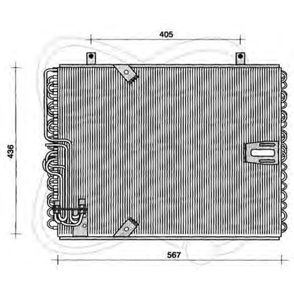 Photo Condenser, air conditioning ELECTRO AUTO 30E0009