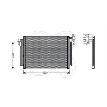 Foto Condensador, aire acondicionado ELECTRO AUTO 30E0050