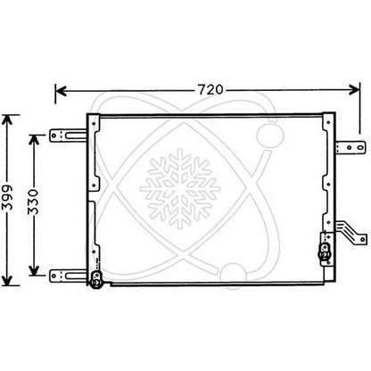 Photo Condenser, air conditioning ELECTRO AUTO 30F0069