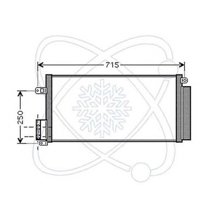 Фото Конденсатор, кондиционер ELECTRO AUTO 30F0089F