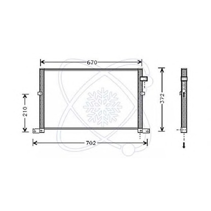 Photo Condenseur, climatisation ELECTRO AUTO 30G0029