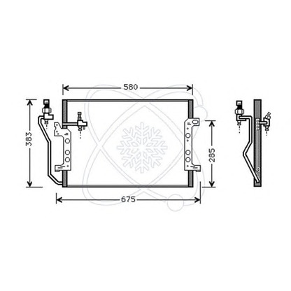 Photo Condenser, air conditioning ELECTRO AUTO 30M0078