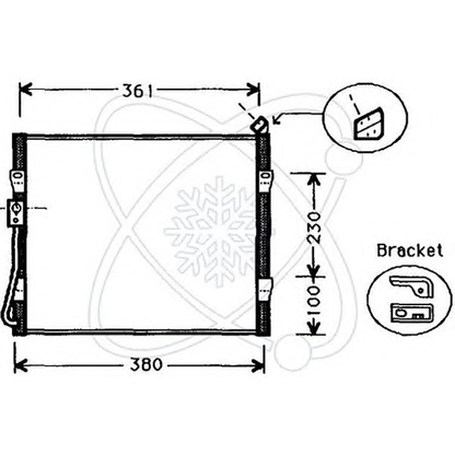 Фото Конденсатор, кондиционер ELECTRO AUTO 30N0001