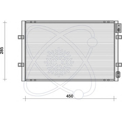 Photo Condenser, air conditioning ELECTRO AUTO 30N0005