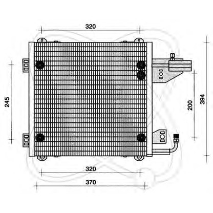 Фото Конденсатор, кондиционер ELECTRO AUTO 30R0032