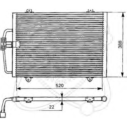 Photo Condenser, air conditioning ELECTRO AUTO 30R0036