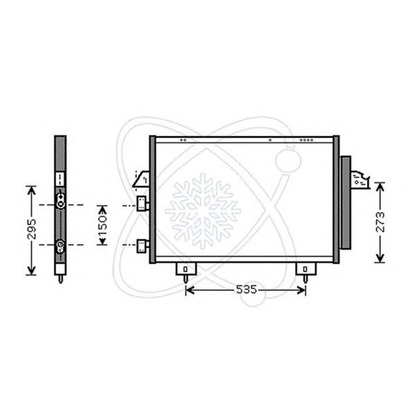 Photo Condenseur, climatisation ELECTRO AUTO 30T0030