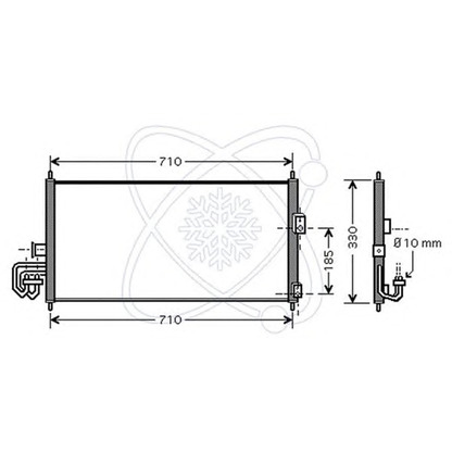 Photo Condenseur, climatisation ELECTRO AUTO 30W0028