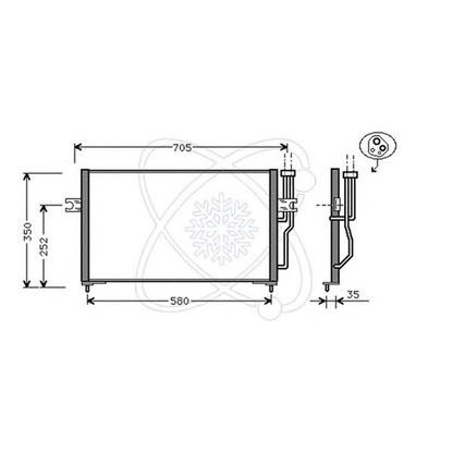 Photo Condenseur, climatisation ELECTRO AUTO 30X0013