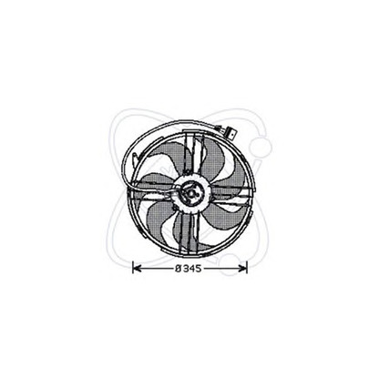 Photo Ventilateur, refroidissement du moteur ELECTRO AUTO 32VB013