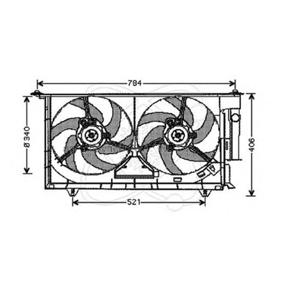 Photo Fan, radiator ELECTRO AUTO 32VC011