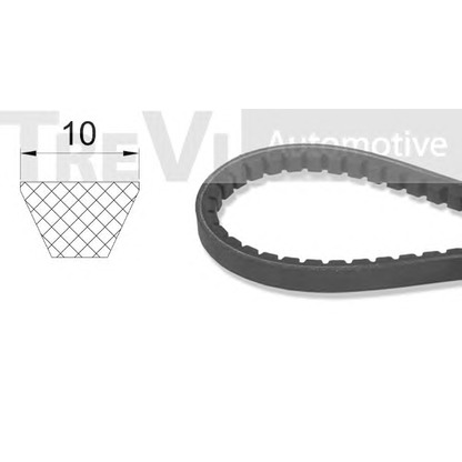 Photo V-Belt TREVI AUTOMOTIVE AVX10X666