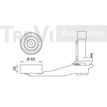 Zdjęcie Napinacz paska klinowego wielorowkowego TREVI AUTOMOTIVE TA2000