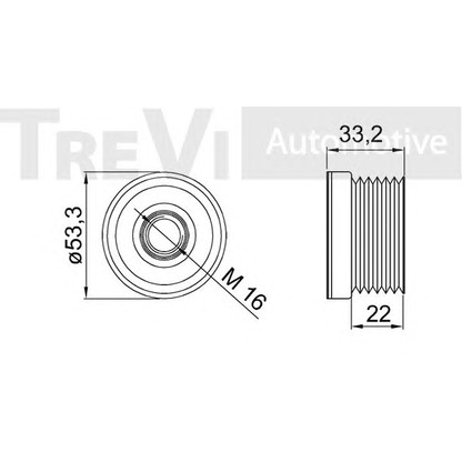 Photo Poulie roue libre, alternateur TREVI AUTOMOTIVE AP1126