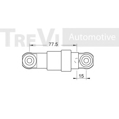 Photo Vibration Damper, v-ribbed belt TREVI AUTOMOTIVE TA1130