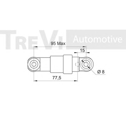 Zdjęcie Tłumik drgań, pasek wieloklinowy TREVI AUTOMOTIVE TA1167