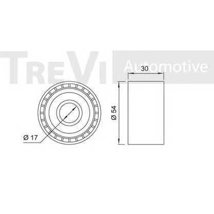 Foto Galoppino/Guidacinghia, Cinghia Poly-V TREVI AUTOMOTIVE TA1365