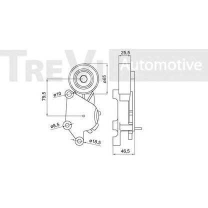 Foto Riemenspanner, Keilrippenriemen TREVI AUTOMOTIVE TA2151