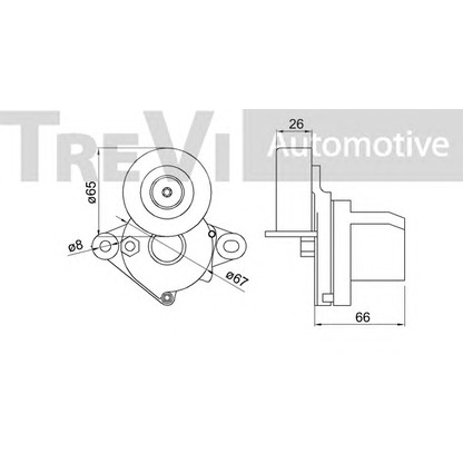 Foto Spannrolle, Keilrippenriemen TREVI AUTOMOTIVE TA2263