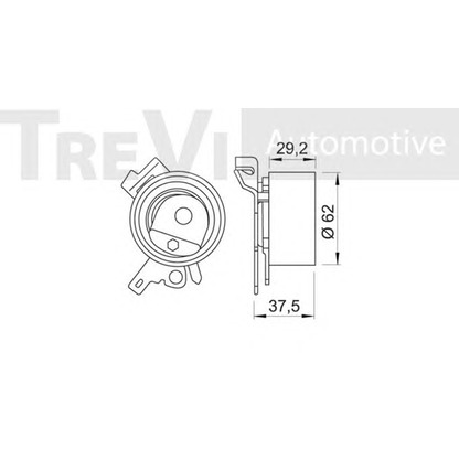 Фото Натяжной ролик, ремень ГРМ TREVI AUTOMOTIVE TD1335