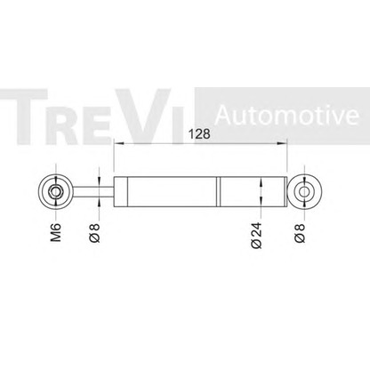 Photo Vibration Damper, v-ribbed belt TREVI AUTOMOTIVE TA1496