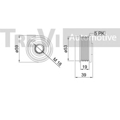 Foto Dispositivo ruota libera alternatore TREVI AUTOMOTIVE AP1203