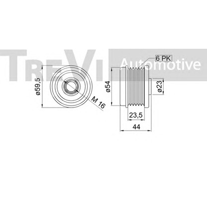 Foto Generatorfreilauf TREVI AUTOMOTIVE AP1238