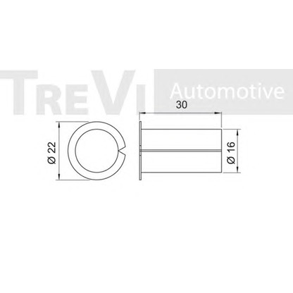 Photo Repair Kit, v-ribbed belt tensioner TREVI AUTOMOTIVE TA1699