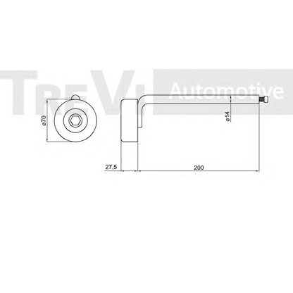 Foto Riemenspanner, Keilrippenriemen TREVI AUTOMOTIVE TA1777