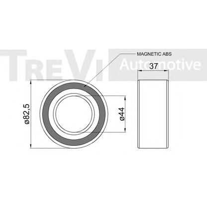 Photo Wheel Bearing Kit TREVI AUTOMOTIVE WB1039