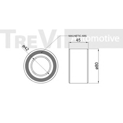 Photo Wheel Bearing Kit TREVI AUTOMOTIVE WB1042