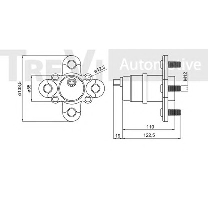 Foto Radlagersatz TREVI AUTOMOTIVE WB1053