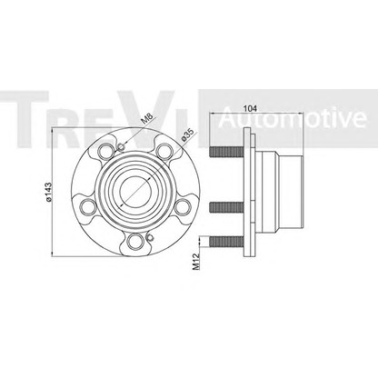 Foto Kit cuscinetto ruota TREVI AUTOMOTIVE WB1098