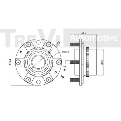 Photo Wheel Bearing Kit TREVI AUTOMOTIVE WB1101