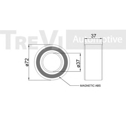 Photo Wheel Bearing Kit TREVI AUTOMOTIVE WB1106