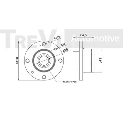Photo Wheel Bearing Kit TREVI AUTOMOTIVE WB1108