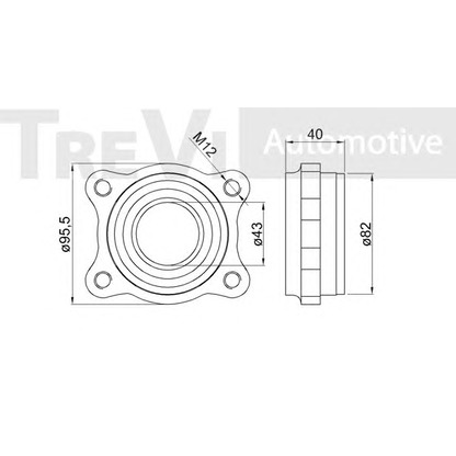 Photo Wheel Bearing Kit TREVI AUTOMOTIVE WB1112