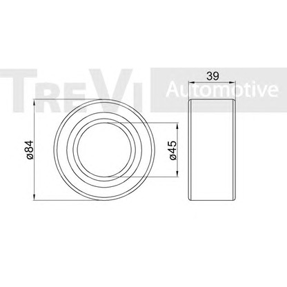 Photo Wheel Bearing Kit TREVI AUTOMOTIVE WB1115