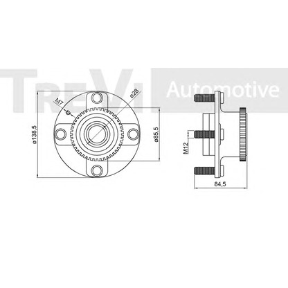 Photo Wheel Bearing Kit TREVI AUTOMOTIVE WB1131