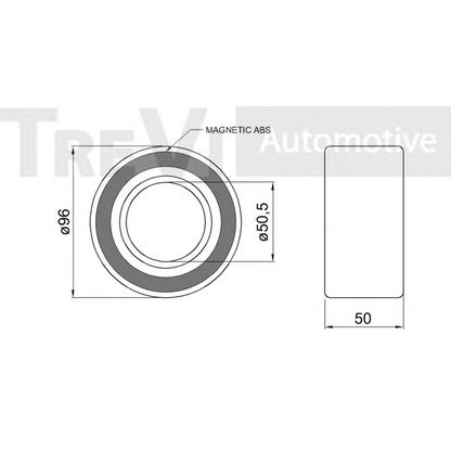 Photo Wheel Bearing Kit TREVI AUTOMOTIVE WB1180