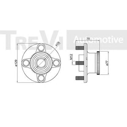 Photo Wheel Bearing Kit TREVI AUTOMOTIVE WB1186