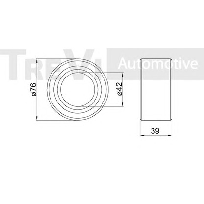 Photo Wheel Bearing Kit TREVI AUTOMOTIVE WB1187