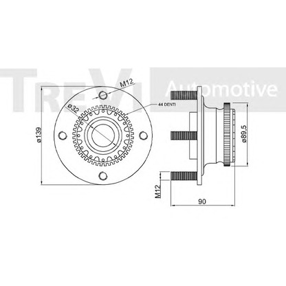 Photo Wheel Bearing Kit TREVI AUTOMOTIVE WB1188