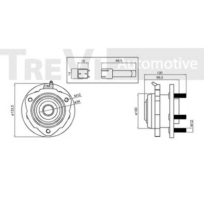 Photo Wheel Bearing Kit TREVI AUTOMOTIVE WB1196